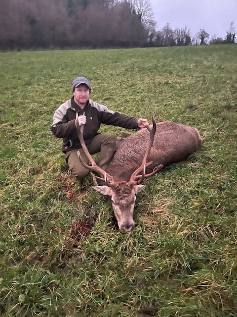 Deer Hunting: Deer with hunter